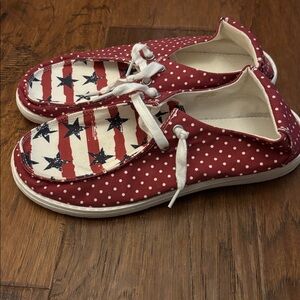 Patriotic Shoes - Red, White & Blue